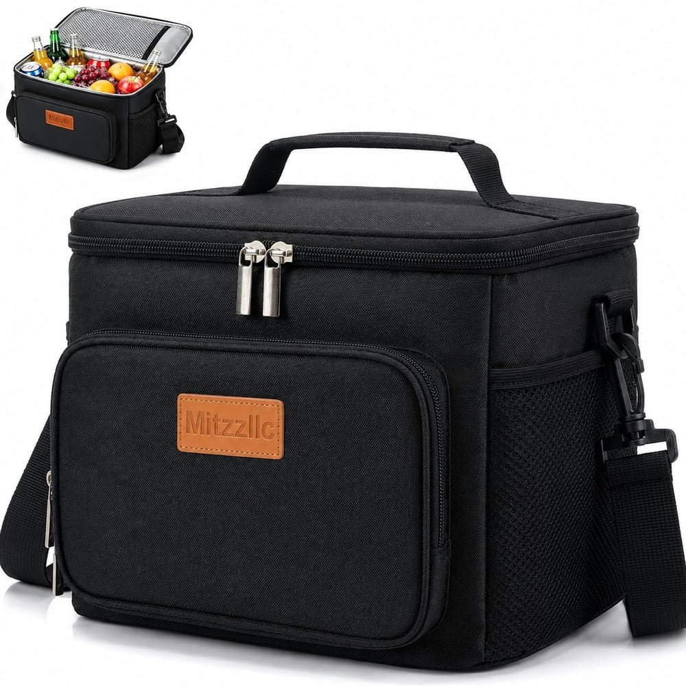 Mitzzllc Insulated Lunch Cooler Bag: $13.47 Mitzzllc Insulated Lunch Cooler Bag: $13.47