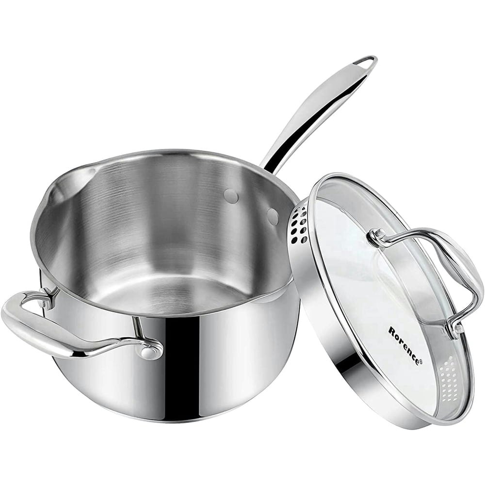 Rorence 3.7-Quart Stainless Steel Sauce Pan: $38.69 Rorence 3.7-Quart Stainless Steel Sauce Pan: $38.69