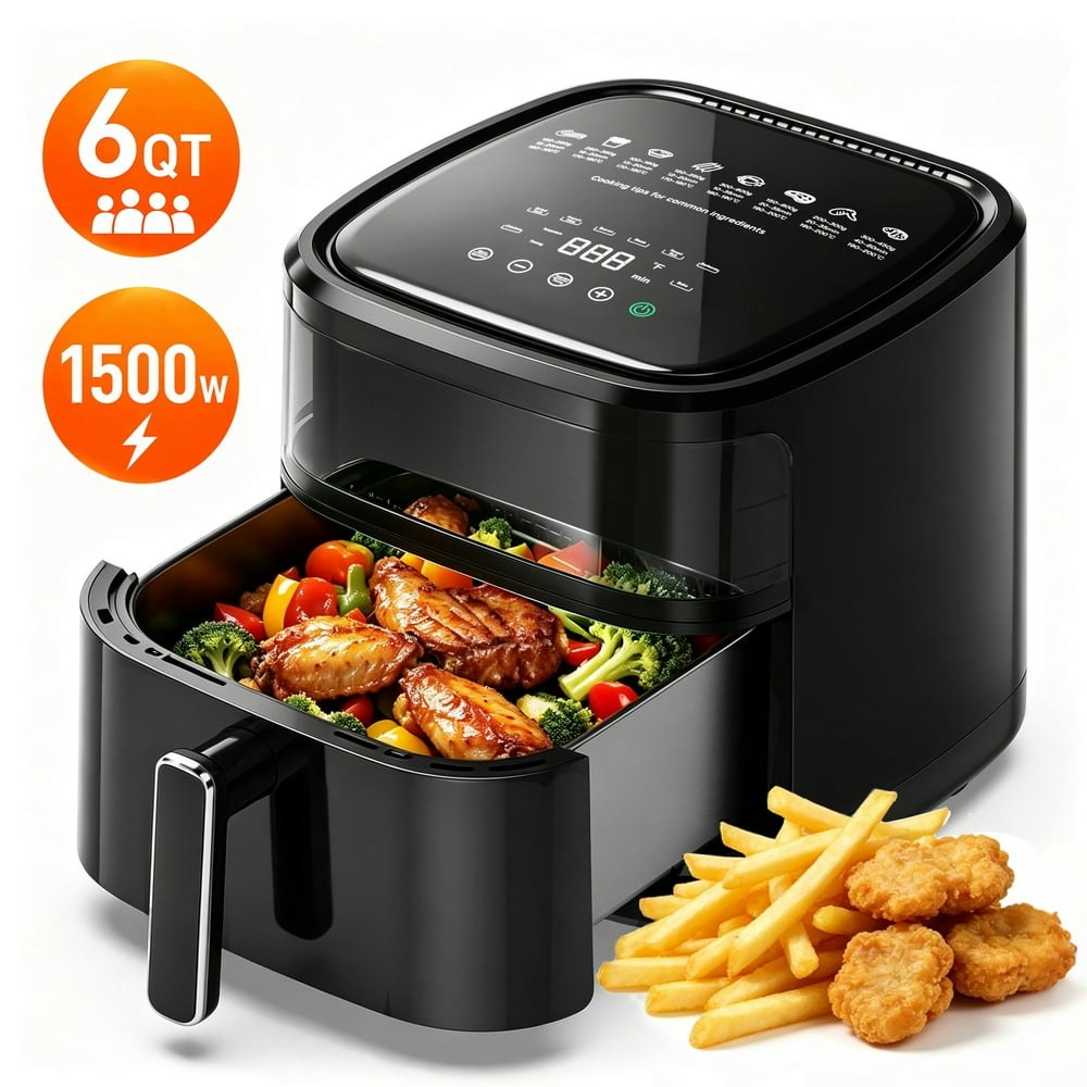 Freshdew 6-Quart Digital Air Fryer: $56.69