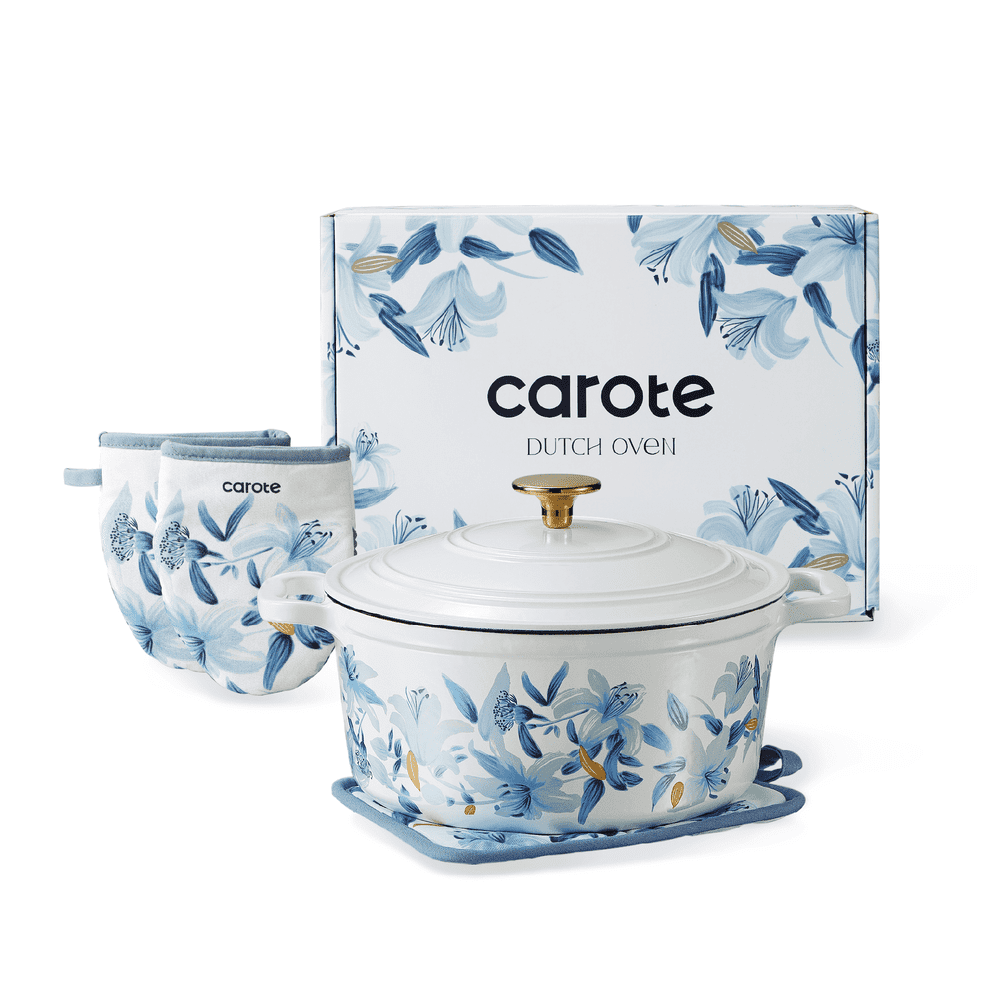 Carote 5-Quart Cast Iron Dutch Oven: $32.99