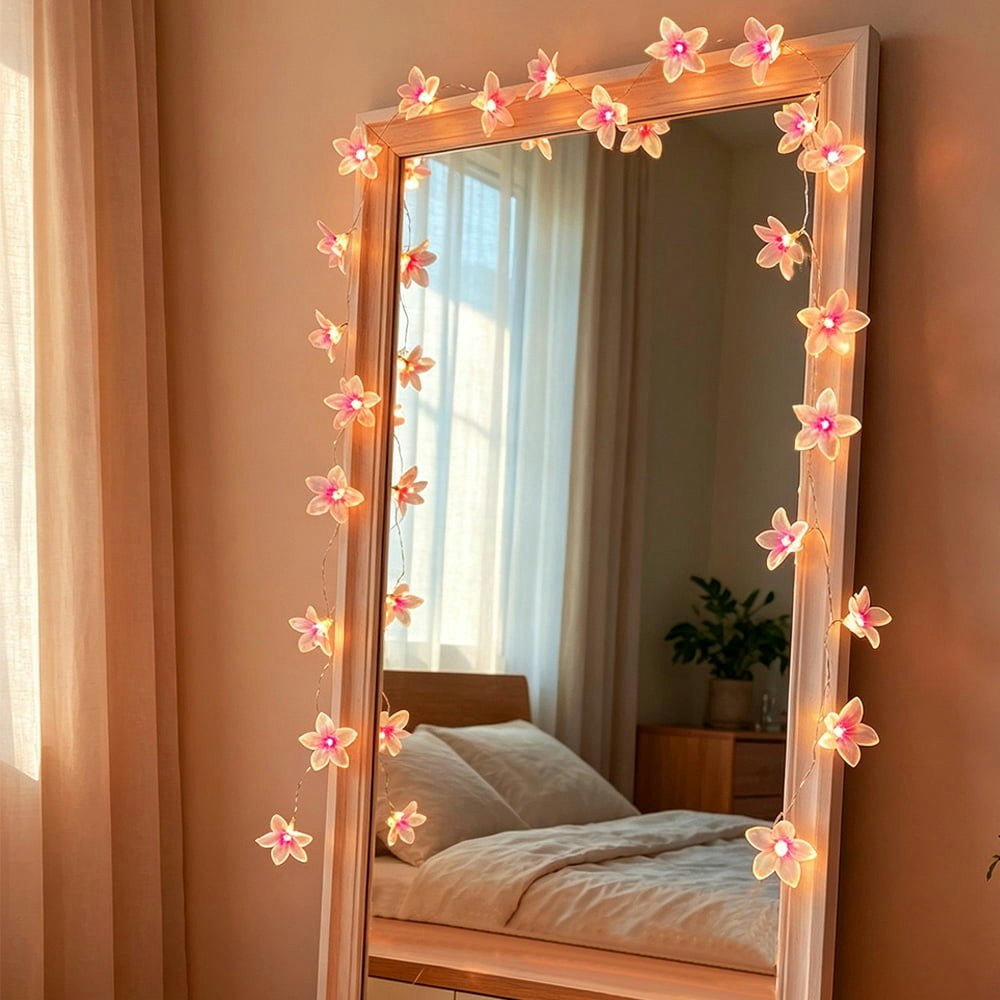 LusLog-pro 10-foot 30-LED Flower Fairy String Lights: $12.59 LusLog-pro 10-foot 30-LED Flower Fairy String Lights: $12.59