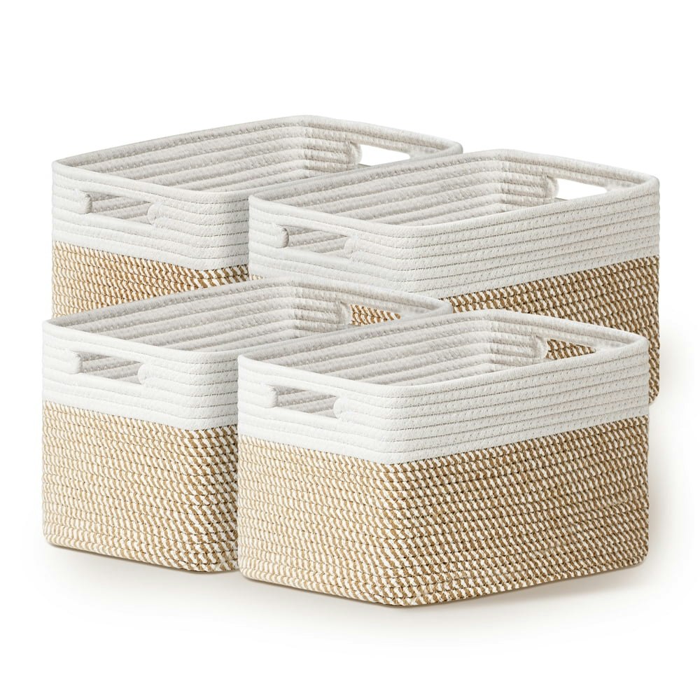 Domaci Woven Storage Baskets 4-Pack: $29.69 Domaci Woven Storage Baskets 4-Pack: $29.69