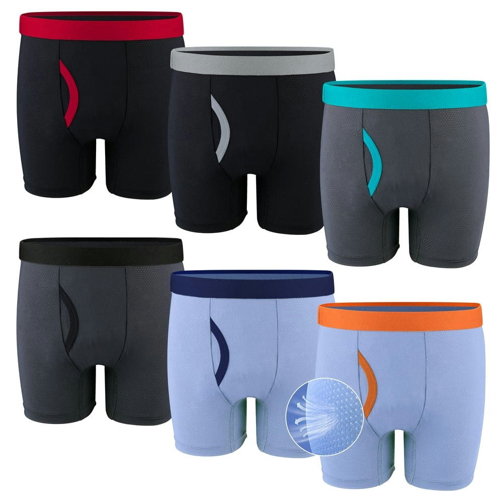 Protium Boys' Mesh Boxer Briefs 6-Pack: $18.39