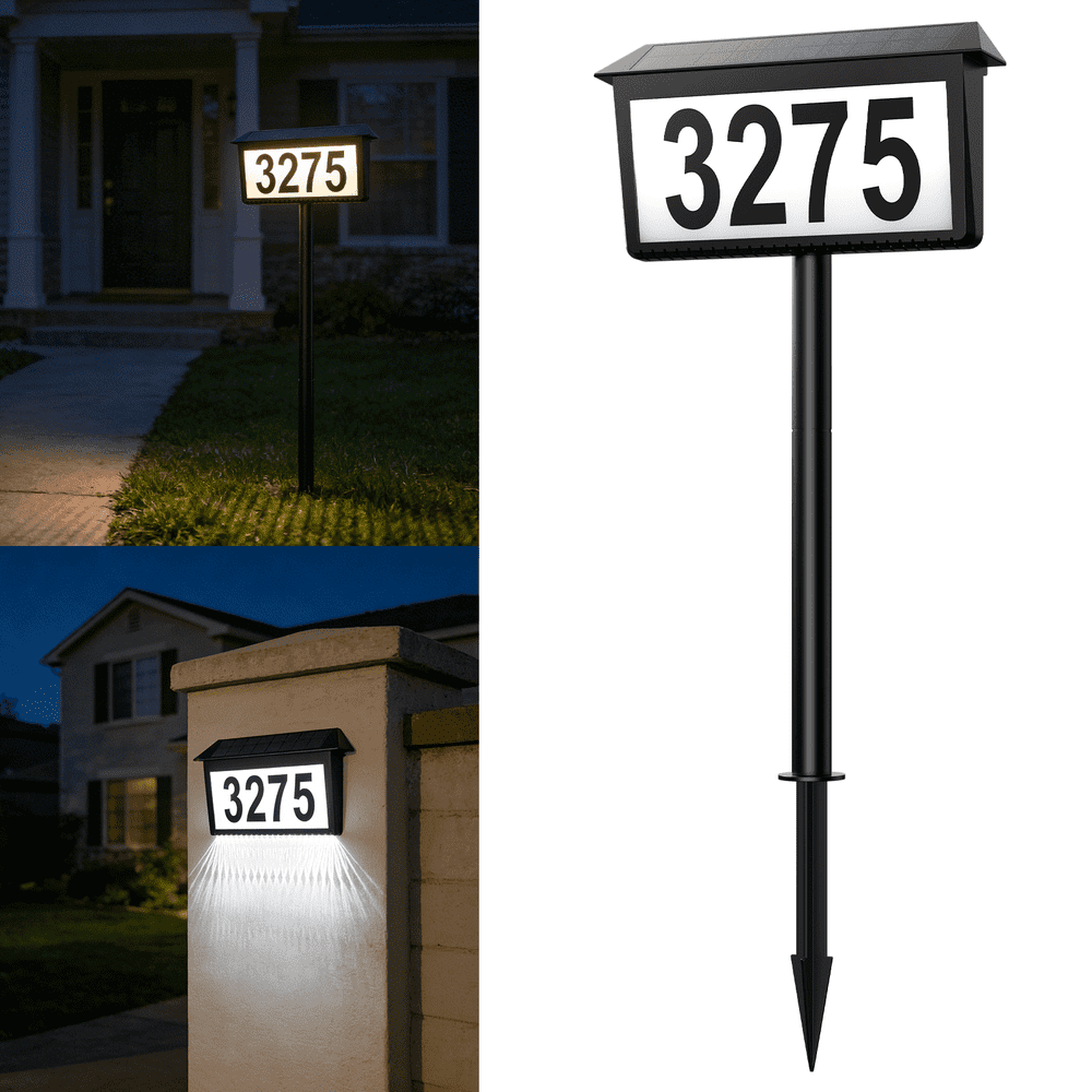 Yinghao Solar LED House Number Plaque: $24.29 Yinghao Solar LED House Number Plaque: $24.29