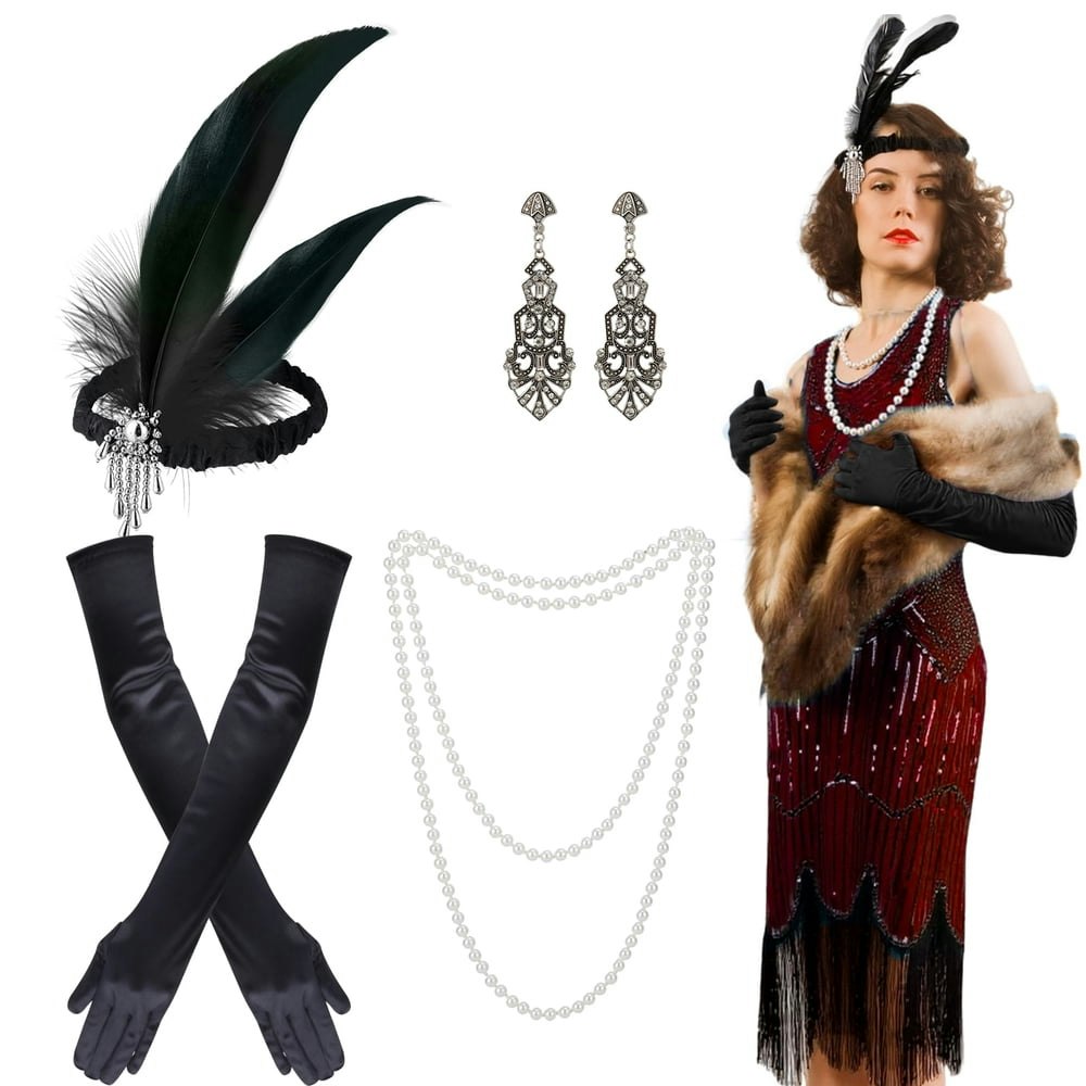 Sixwipe Women's 1920s Style Fringe Dress: $23.99 Sixwipe Women's 1920s Style Fringe Dress: $23.99