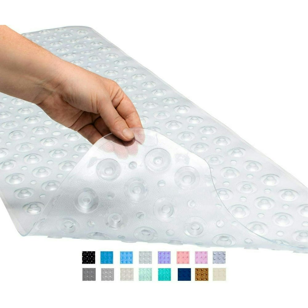 Sanmadrola 40" x 16" Non-Slip Bath Tub Shower Mat: $12.89