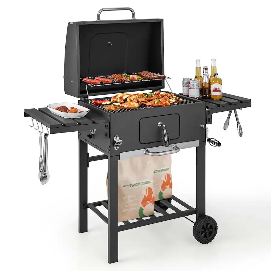 Costway Outdoor Charcoal Camping Grill: $185