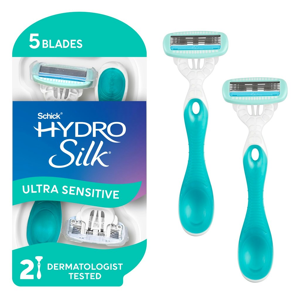 Schick Hydro Silk Ultra Sensitive 5-Blade Razor 2-Pack: $3.49 via Sub. & Save