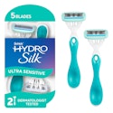 Schick Hydro Silk Ultra Sensitive 5-Blade Razor 2-Pack for $3.49 via Sub. & Save + free shipping w/ Prime