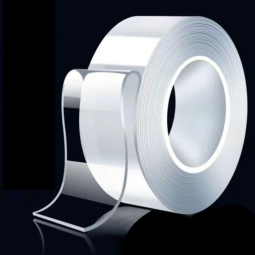 Double Sided Clear Nano Tape 3-Foot Roll: 86 cents
