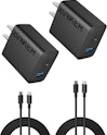 Certified Refurb Anker 20W USB-C Charger Block 2-Pack for $13 + free shipping