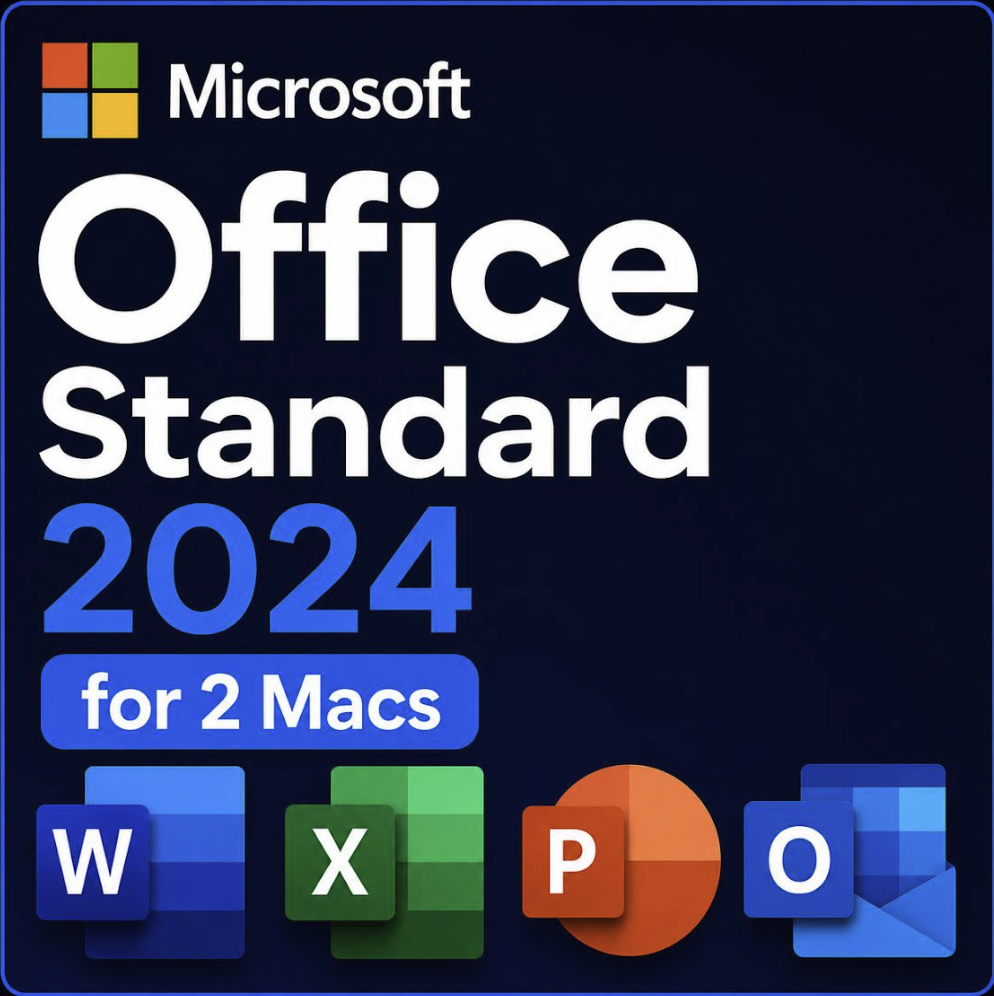 Microsoft Office Standard 2024 for Mac 2-Device Lifetime License: $17.99