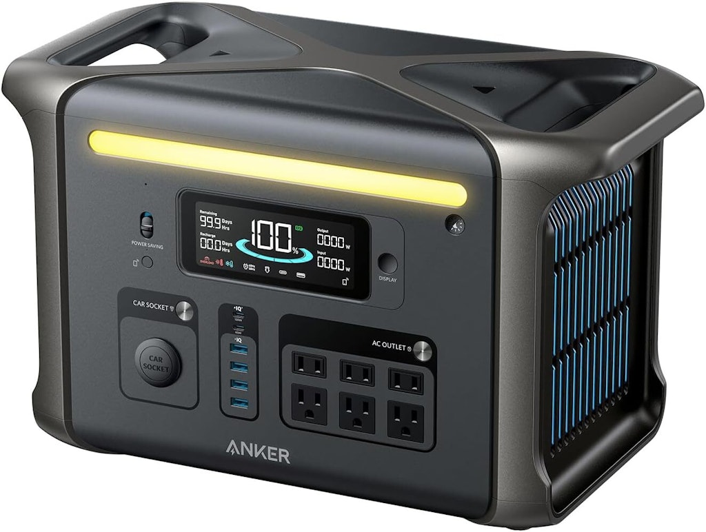 Certified Refurb Anker SOLIX F1500 1536Wh Portable Power Station: $489