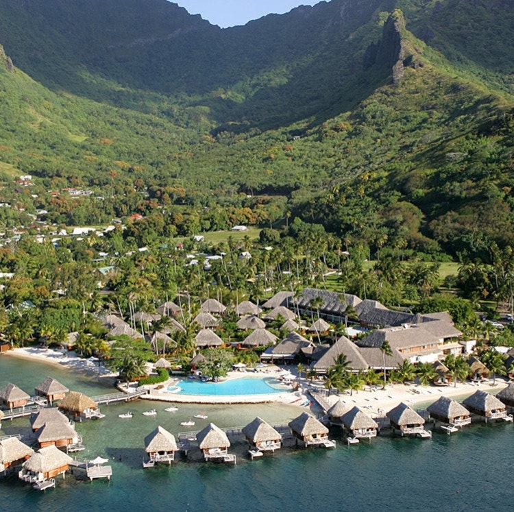 5-Night Moorea Overwater Bungalow Flight and Resort Vacation: From $7,190 for 2 5-Night Moorea Overwater Bungalow Flight and Resort Vacation: From $7,190 for 2