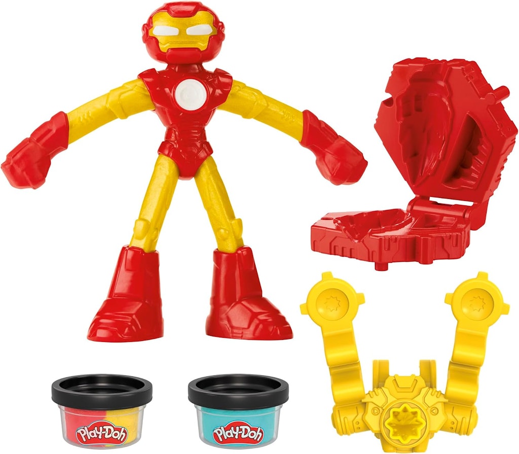 Play-Doh Marvel Iron Man Blast Launcher w/ Bendy Action Figure: $5.00