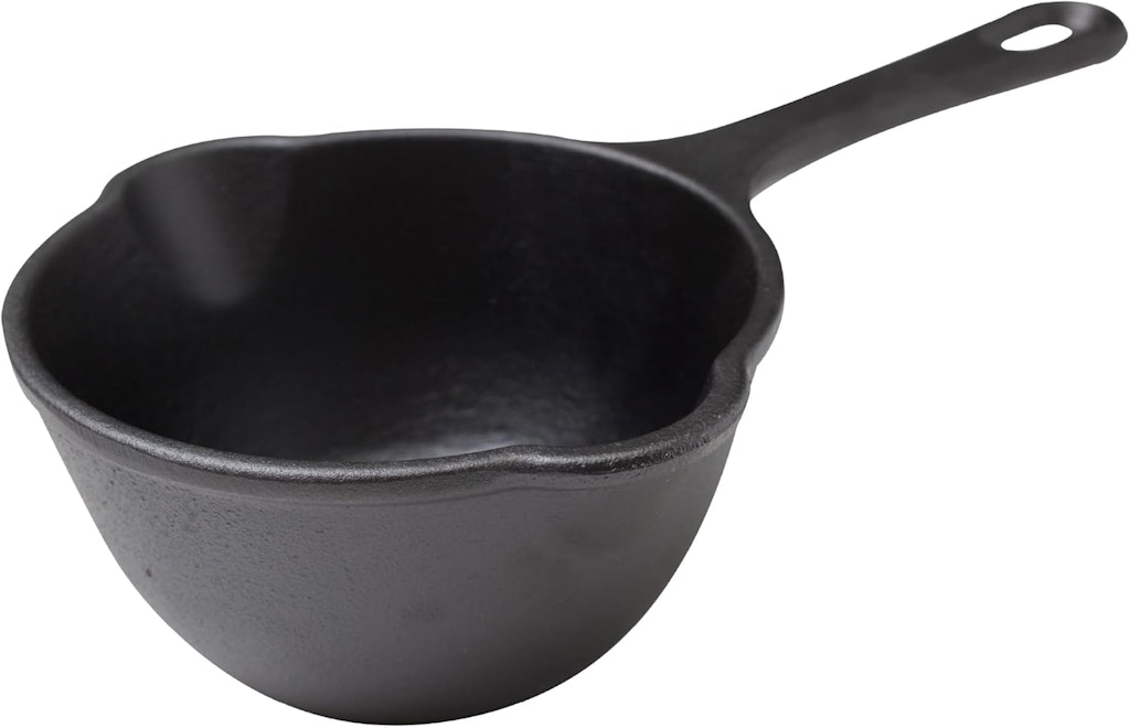 Victoria 0.5-Quart Cast Iron Saucepan: $10 Victoria 0.5-Quart Cast Iron Saucepan: $10