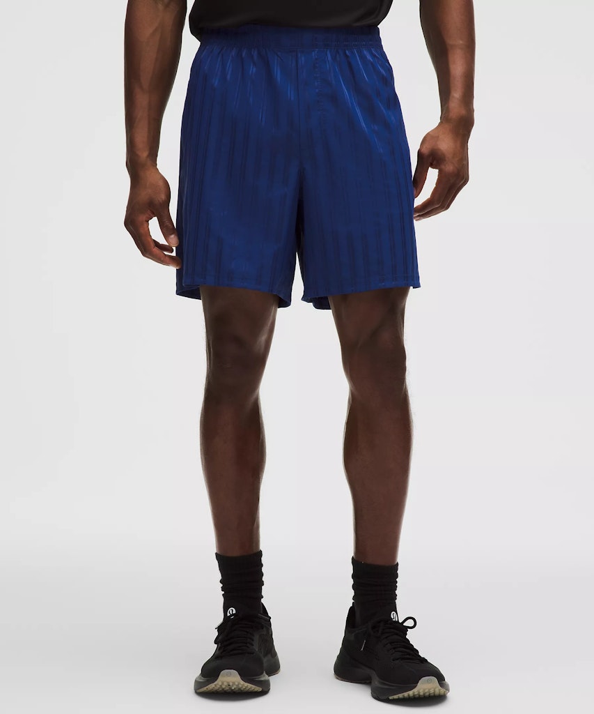 lululemon Satin Stripe Linerless Short: $39