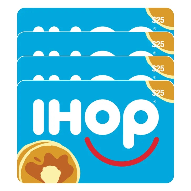 Four IHOP $25 Gift Cards ($100 Value): $80