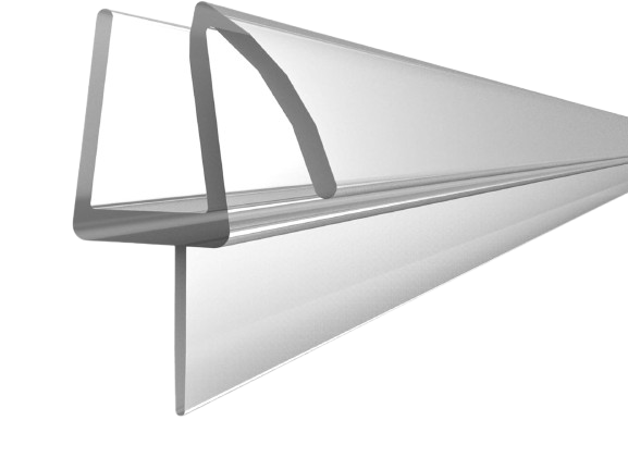 Basco 38" Shower Door Bottom Seal Sweep w/ Drip Rail: $4.95