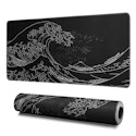Hahaluo Japanese Sea Wave 31.5" Extended Mouse Pad for $7 + free shipping w/ Prime