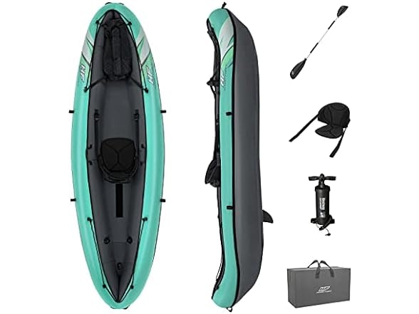 Bestway Hydro-Force 1-Person Ventura Elite Inflatable Kayak Set: $70