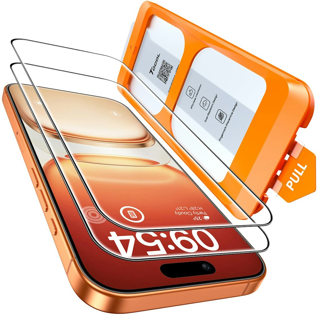 Screen Protector for iPhone 17 Pro Max/16 Pro Max 2-Pack: $9.49
