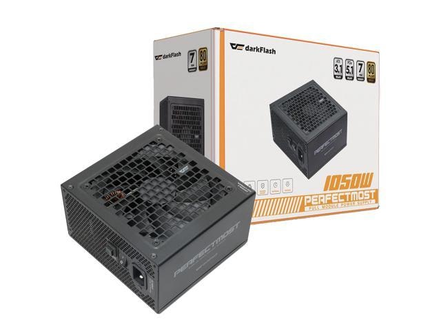 DarkFlash PMT1050 1,050W Fully Modular 80 Plus Gold ATX 3.1 Power Supply: $119.99 DarkFlash PMT1050 1,050W Fully Modular 80 Plus Gold ATX 3.1 Power Supply: $119.99