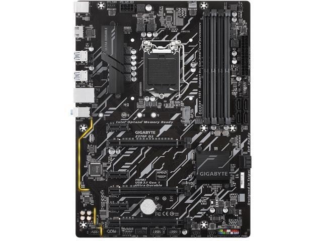 Gigabyte Z370P D3 LGA 1151 ATX Motherboard: $73.36 Gigabyte Z370P D3 LGA 1151 ATX Motherboard: $73.36
