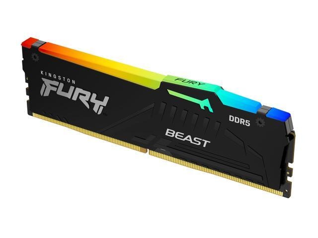 Kingston Fury Beast RGB 16GB DDR5 6000MT/s Desktop Memory: $343.90 Kingston Fury Beast RGB 16GB DDR5 6000MT/s Desktop Memory: $343.90