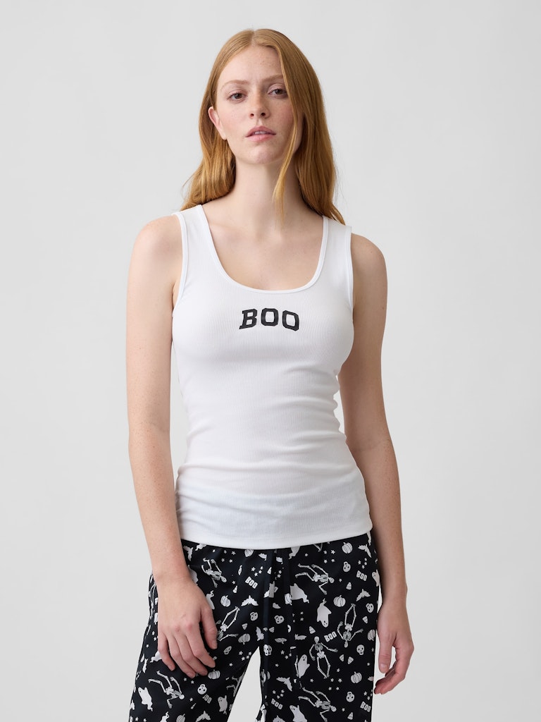 Gap Logo Ribbed Tank Top: $11.99