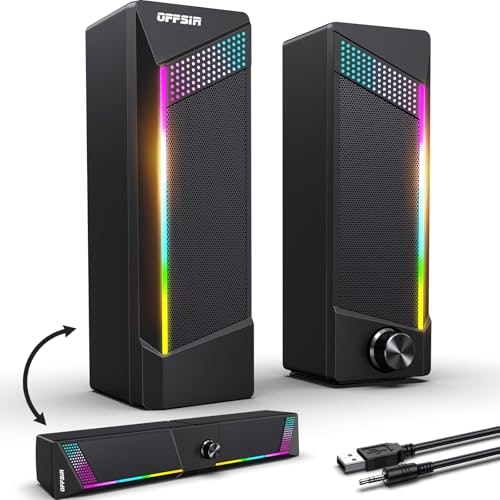 2-in-1 USB-Powered RGB Gaming Computer Speakers: $24.98 2-in-1 USB-Powered RGB Gaming Computer Speakers: $24.98