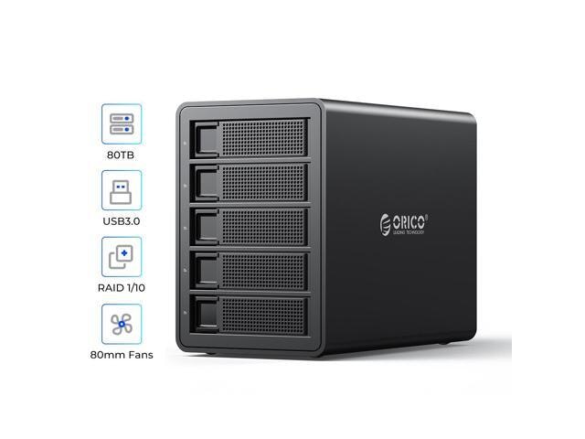 Orico 5-Bay Raid External Hard Drive Enclosure: $199.99 Orico 5-Bay Raid External Hard Drive Enclosure: $199.99