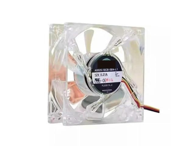 A8025-18CB-5BN-L1 80mm LED Computer Case Fan 3-Pack: $30.28