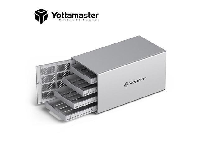 Yottamaster 4-Bay 2.5/3.5-Inch USB-C Hard Drive Enclosure: $145.99