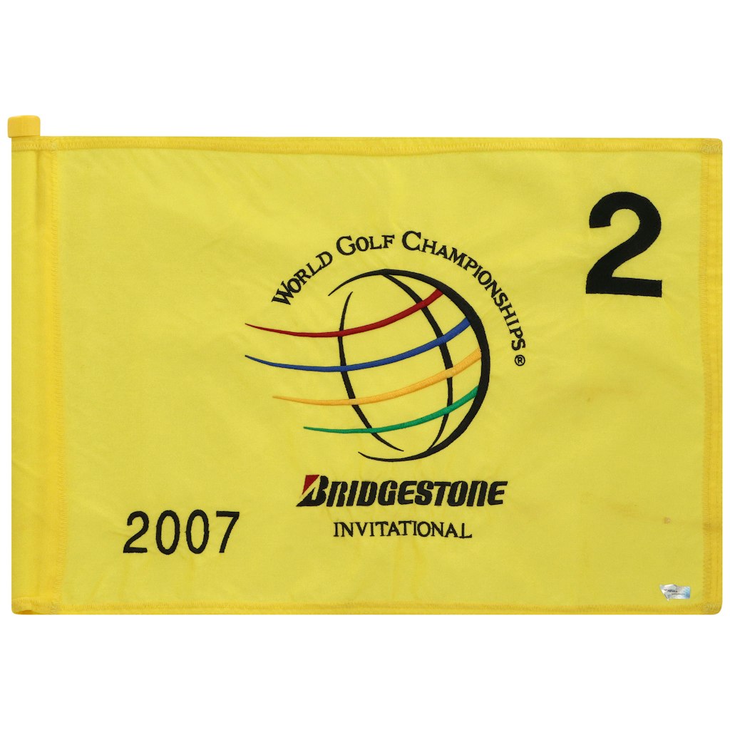 2007 Bridgestone Invitational #2 Yellow Pin Flag: $899.99 2007 Bridgestone Invitational #2 Yellow Pin Flag: $899.99