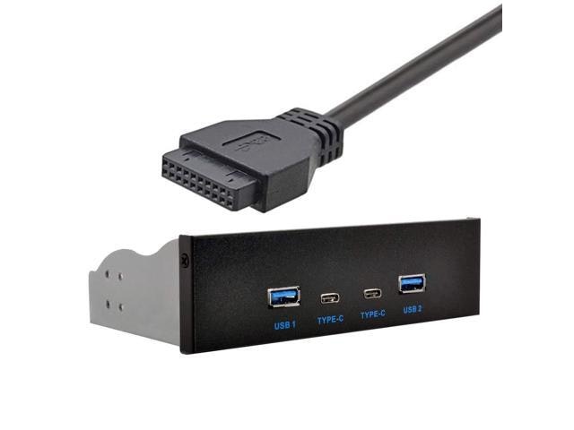 Xiwai USB-C and USB 3.0 4-Port Front Panel Hub: $53.65 Xiwai USB-C and USB 3.0 4-Port Front Panel Hub: $53.65