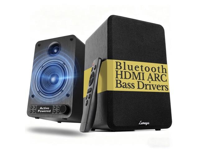 Active 40W RMS Bluetooth Bookshelf Speakers: $139.99