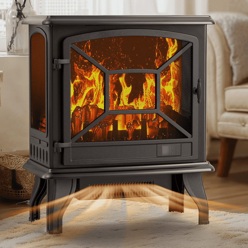 24-inch Freestanding Electric Fireplace Heater Stove: $123.49 24-inch Freestanding Electric Fireplace Heater Stove: $123.49