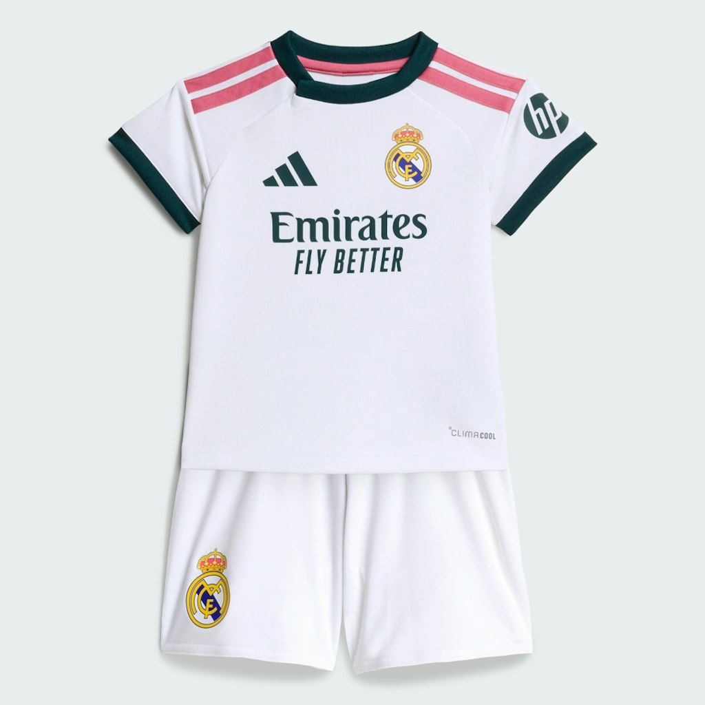 Real Madrid 26/27 Home Baby Kit: $70 Real Madrid 26/27 Home Baby Kit: $70