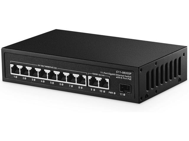 11-Port Gigabit POE Switch: $77.98 11-Port Gigabit POE Switch: $77.98