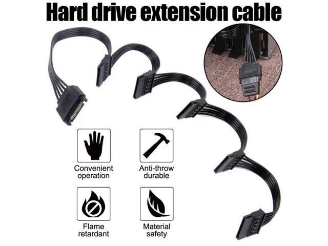 SATA 1 to 5 Hard Disk Power Supply Splitter Cable: $13.99