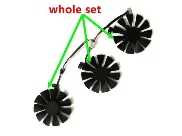 Oiaglh 3-Piece GPU VGA Cooler Fan Replacement Set: $34.63