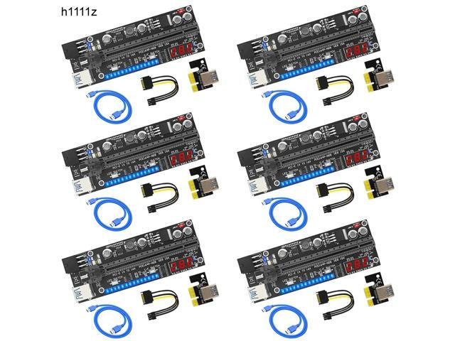 PCIe X16 Video Card Riser 6-Pack: $96.79