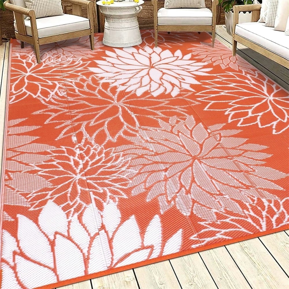 Ileading 6'x9' Reversible Plastic Straw Patio Rug: $24.99 Ileading 6'x9' Reversible Plastic Straw Patio Rug: $24.99