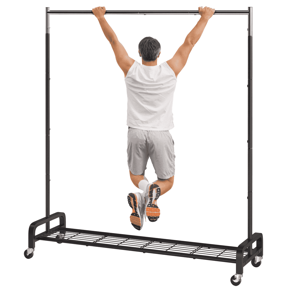 Mr Ironstone 400-Pound Heavy Duty Rolling Clothes Rack: $55.89