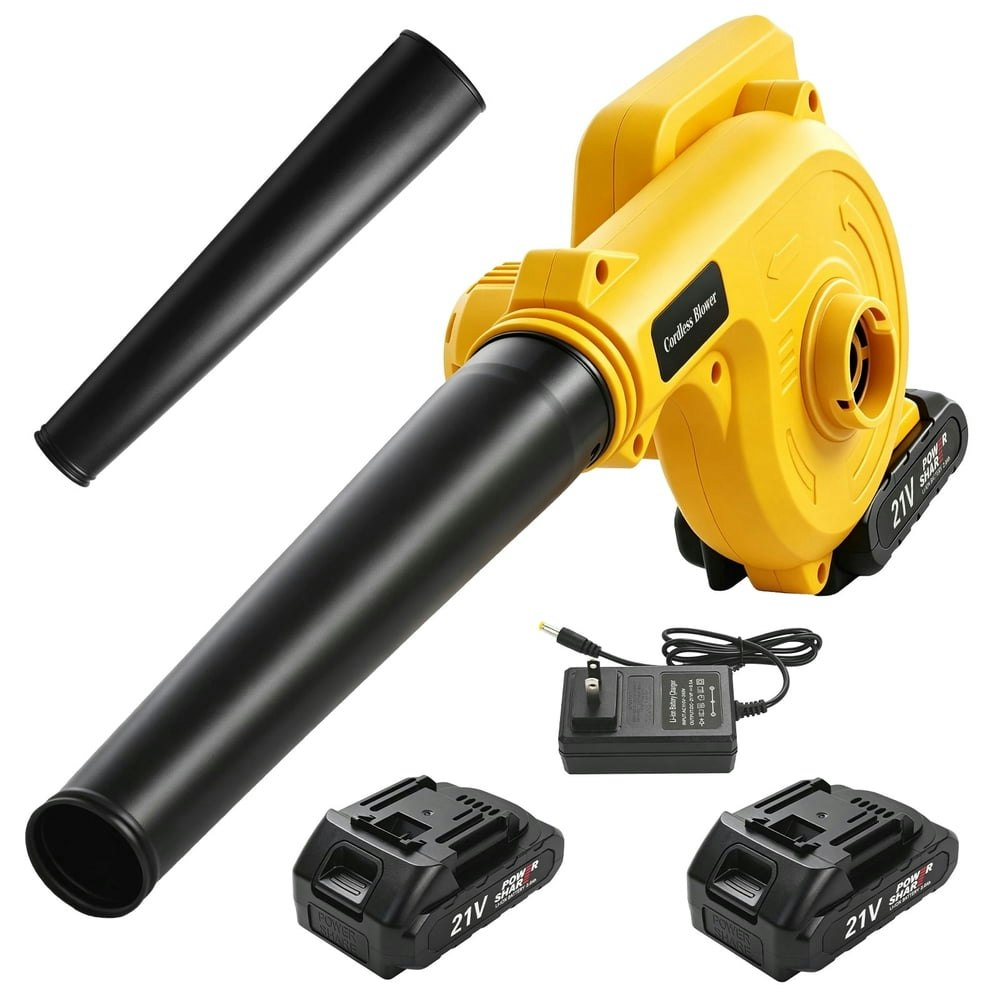 Baokaler 20V Cordless Mini Leaf Blower and Vacuum 2-Battery Kit: $32.29