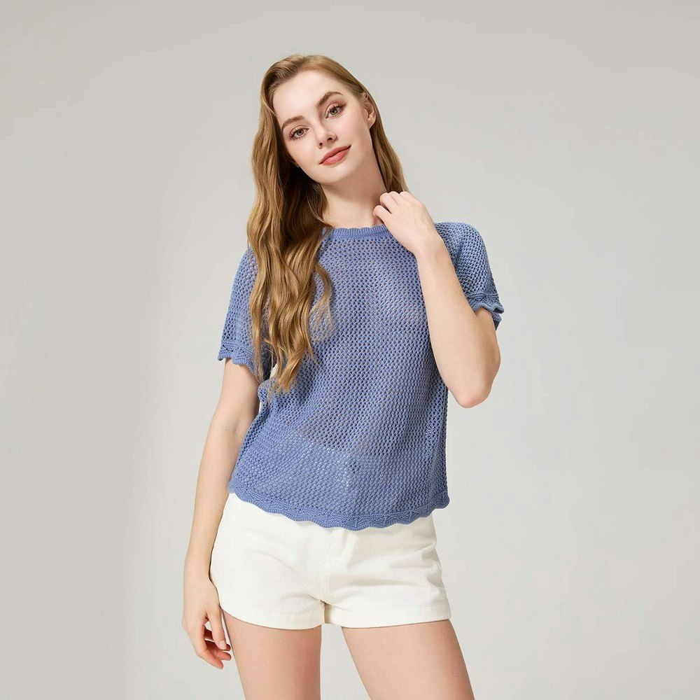 Universal Thread Women's Short Sleeve Texture Stitch Crewneck Sweater: $35 Universal Thread Women's Short Sleeve Texture Stitch Crewneck Sweater: $35
