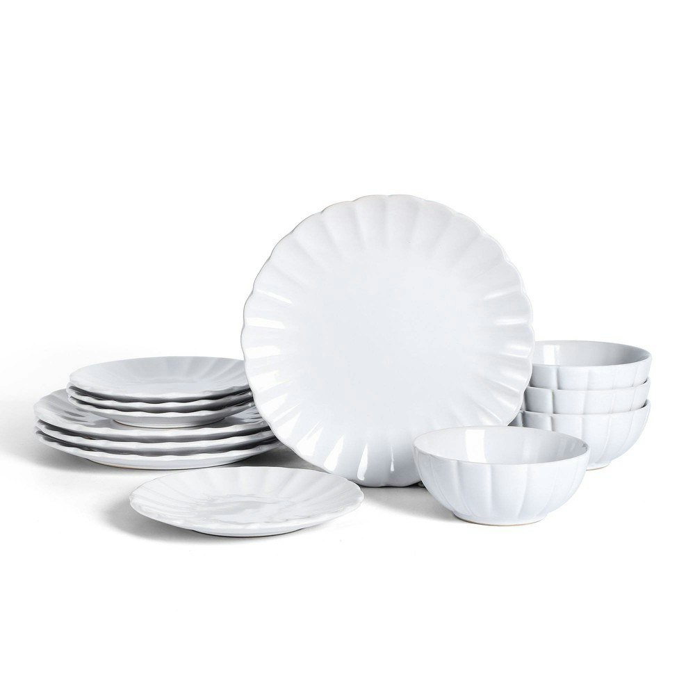 Earth & Clay 12-Piece Phoenix Stoneware Dinnerware Set: $59.99