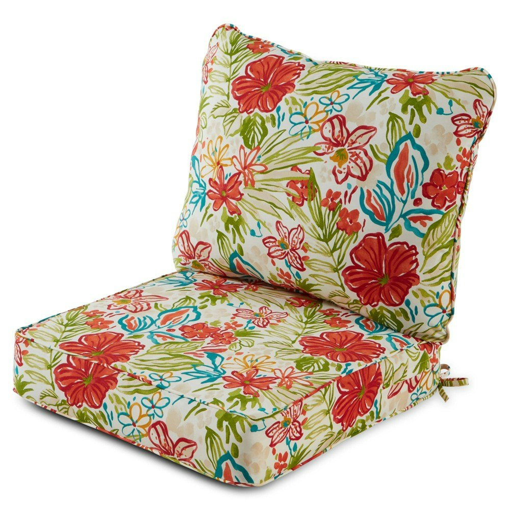 Kensington Garden Floral Outdoor Chair Back Cushion 2-Pack: $109.99 Kensington Garden Floral Outdoor Chair Back Cushion 2-Pack: $109.99