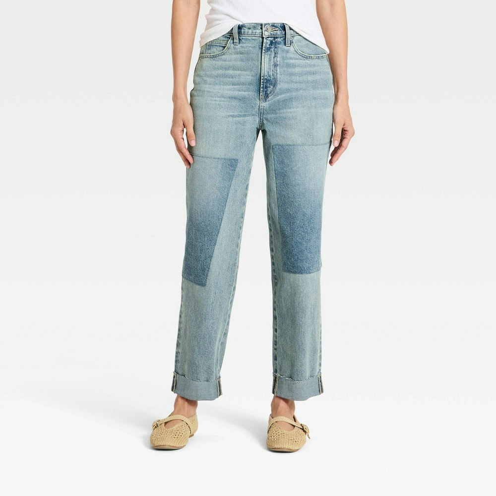 Universal Thread Women’s High-Rise Vintage Straight Cropped Jeans: $38